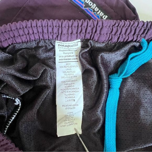 Patagonia Men's Baggies Purple Athletic Shorts - Size Small - Picture 6 of 8